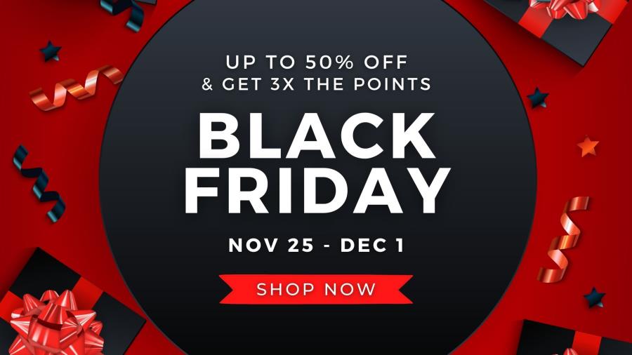 Black Friday Deals End December 1